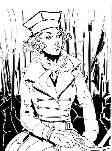 Emilija Pliateryte istorinis lietuviškas komiksas